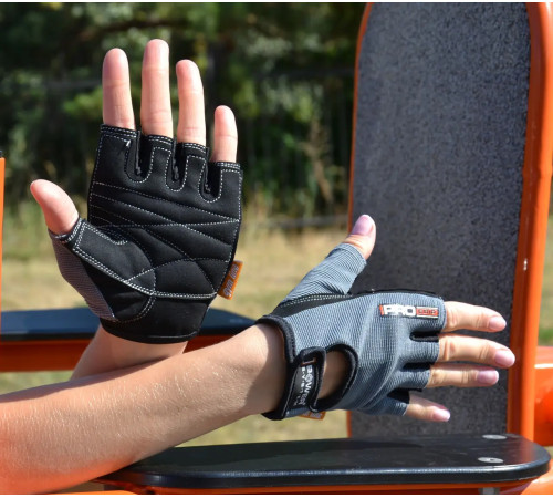 Рукавички для фітнесу Power System PS-2250 Pro Grip S, сірі