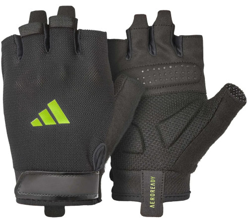 Рукавички для тренінгу Adidas Essential Training Gloves розмір L, чорно-зелені