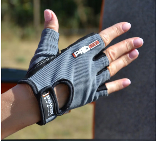 Рукавички для фітнесу Power System PS-2250 Pro Grip XL, сірі