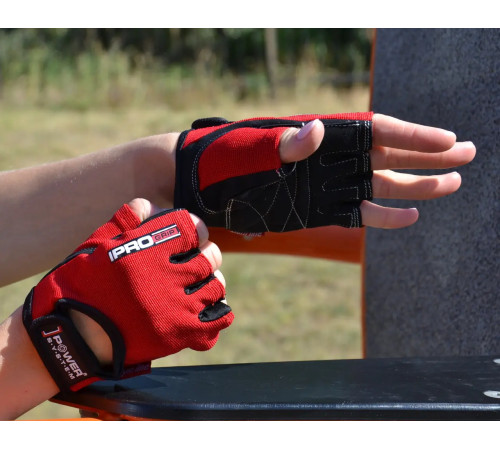 Рукавички для фітнесу Power System PS-2250 Pro Grip L, червоні