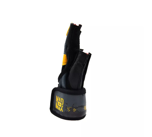 Рукавички для фітнесу MadMax MFG-880 Signature розмір XXL, чорно-жовті