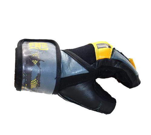 Рукавички для фітнесу MadMax MFG-880 Signature розмір XXL, чорно-жовті
