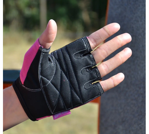 Рукавички для фітнесу жіночі Power System PS-2250 Pro Grip XS, рожеві