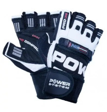 Рукавички для фітнесу Power System PS-2700 No Compromise XL, чорно-білі