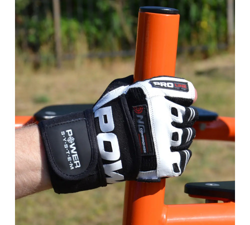 Рукавички для фітнесу Power System PS-2700 No Compromise XL, чорно-білі