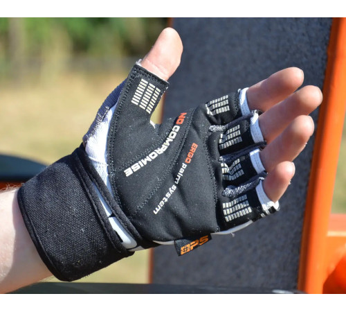 Рукавички для фітнесу Power System PS-2700 No Compromise M, сіро-білі