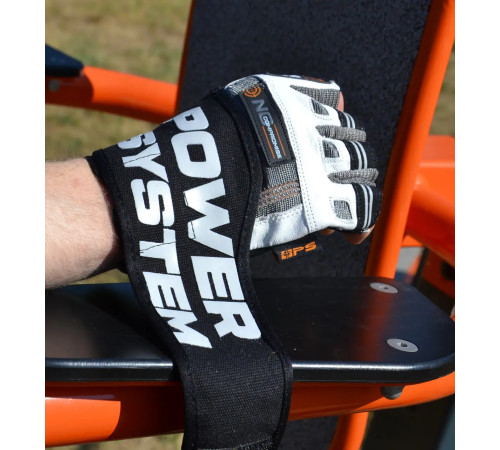 Рукавички для фітнесу Power System PS-2700 No Compromise L, сіро-білі