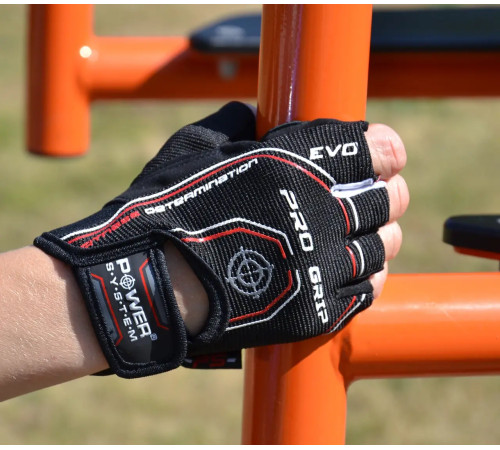 Рукавички для фітнесу Power System PS-2250E Pro Grip EVO M, чорні