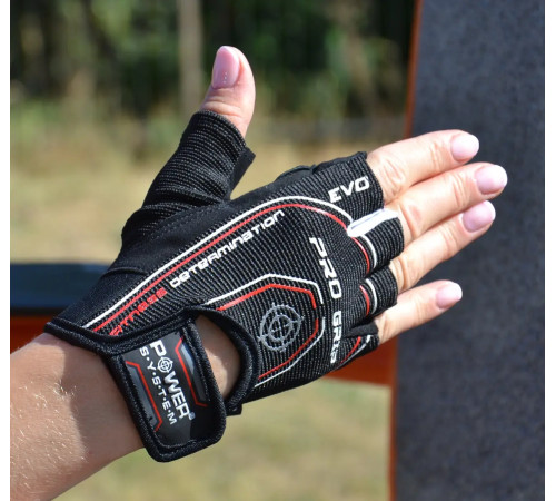 Рукавички для фітнесу Power System PS-2250E Pro Grip EVO L, чорні