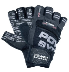 Рукавички для фітнесу Power System PS-2800 Power Grip XL, чорні