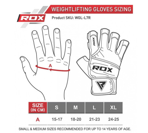 Рукавички для залу RDX Membran Pro M, чорно-червоні
