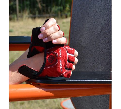 Рукавички для фітнесу Power System PS-2250E Pro Grip EVO S, червоні