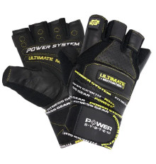 Рукавички для фітнесу Power System PS-2810 Ultimate Motivation XL, чорно-жовті