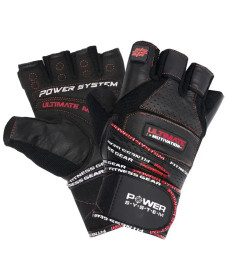 Рукавички для фітнесу Power System PS-2810 Ultimate Motivation M, чорно-червоні