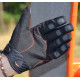Рукавички для фітнесу MadMax MXG-102 X Gloves розмір S, сіро-чорні