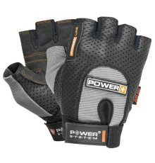 Рукавички для фітнесу Power System PS-2500 Power Plus XS, чорно-сірі
