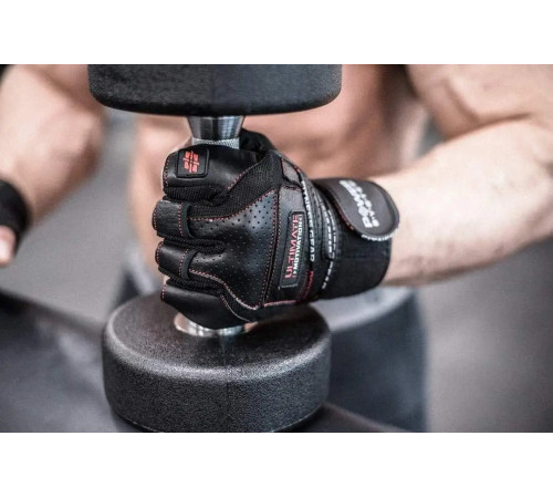 Рукавички для фітнесу Power System PS-2810 Ultimate Motivation L, чорно-червоні