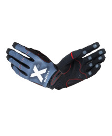 Рукавички для фітнесу MadMax MXG-102 X Gloves розмір XXL, сіро-чорні