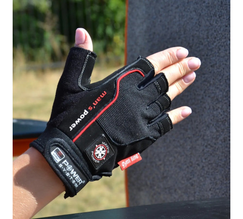 Рукавички для фітнесу чоловічі Power System PS-2580 XS, чорні