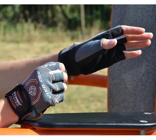 Рукавички для фітнесу Power System PS-2250E Pro Grip EVO XS, сірі