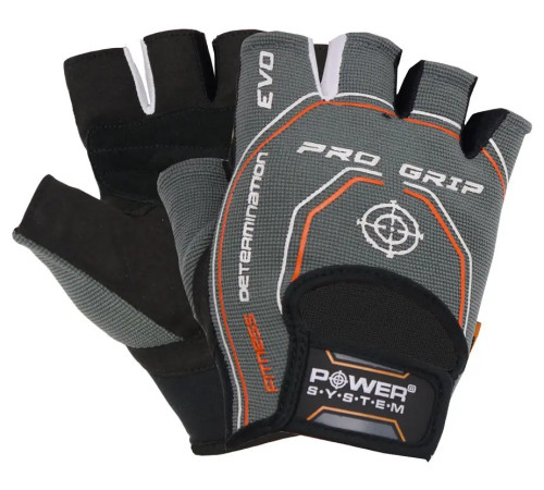 Рукавички для фітнесу Power System PS-2250E Pro Grip EVO S, сірі