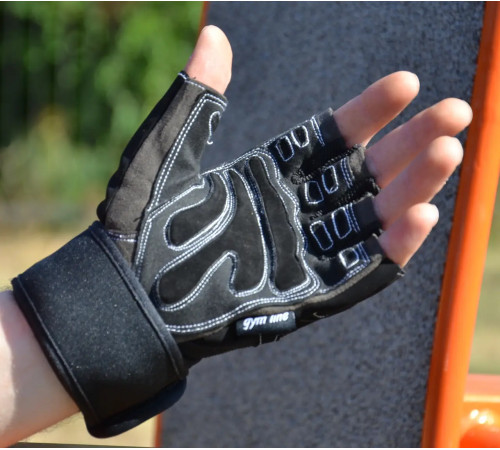 Рукавички для фітнесу Power System PS-2850 Raw Power L, чорно-сірі