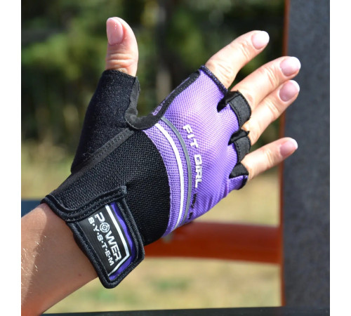 Рукавички для фітнесу жіночі Power System PS-2920 Evo XS, фіолетові