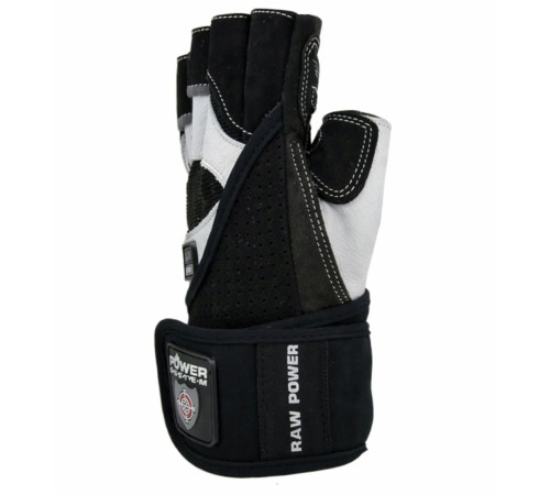 Рукавички для фітнесу Power System PS-2850 Raw Power M, чорно-білі