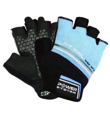 Рукавички для фітнесу жіночі Power System PS-2920 Evo XS, блакитні