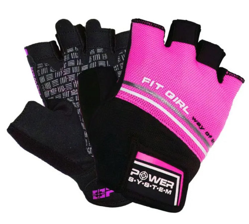 Рукавички для фітнесу жіночі Power System PS-2920 Evo XS, рожеві