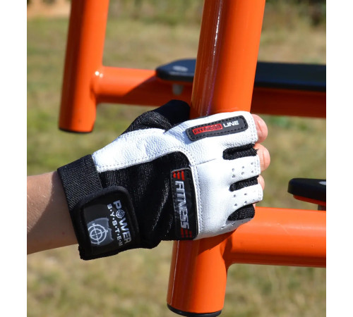 Рукавички для фітнесу Power System PS-2300 Fitness XXL, чорно-білі