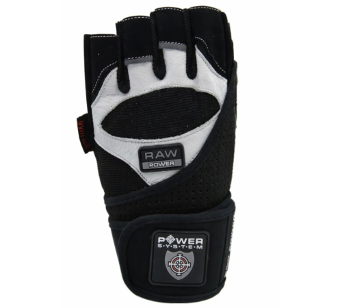 Рукавички для фітнесу Power System PS-2850 Raw Power XL, чорно-білі