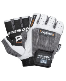 Рукавички для фітнесу Power System PS-2300 Fitness XS, сіро-білі