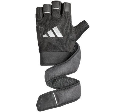 Рукавички для тренінгу Adidas Wrist Wrap Training Gloves чорний Уні XS