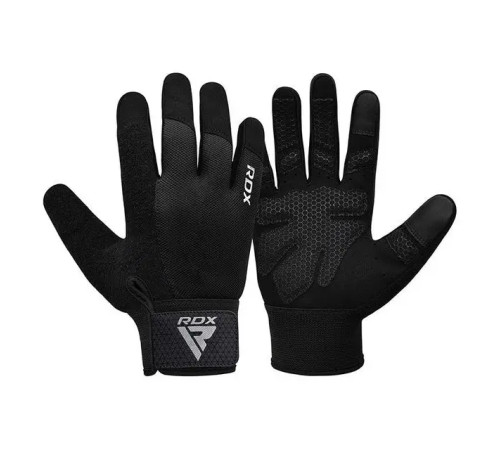 Рукавички для фітнесу RDX W1 Full Finger Plus розмір S, чорні