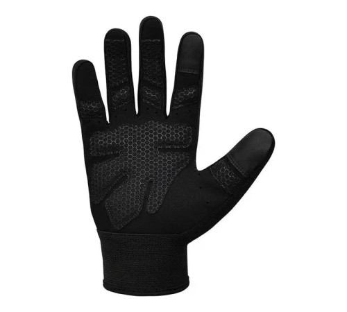 Рукавички для фітнесу RDX W1 Full Finger Plus розмір S, чорні