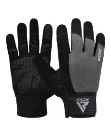 Рукавички для фітнесу RDX W1 Full Finger Plus розмір S, сірі