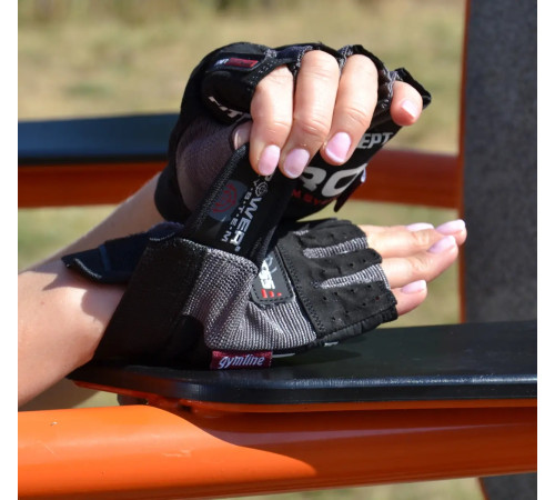 Рукавички для фітнесу Power System PS-2300 Fitness M, чорно-сірі