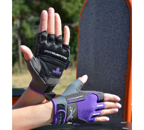 Рукавички для фітнесу жіночі Power System PS-2570 M, фіолетові