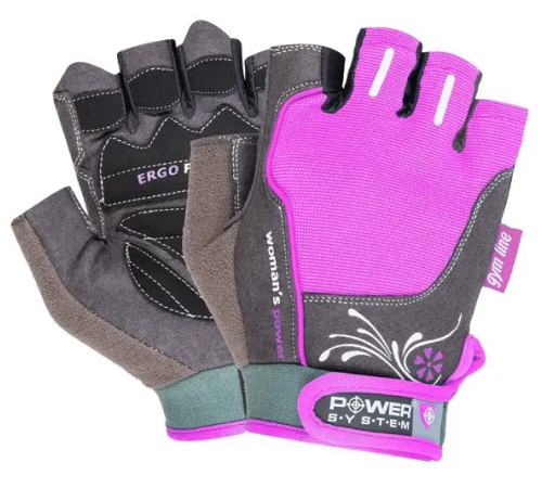 Рукавички для фітнесу жіночі Power System PS-2570 M, рожеві