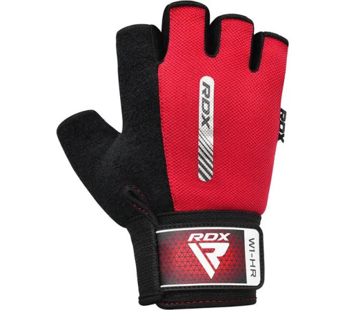Рукавички для фітнесу RDX W1 HALF розмір XL, червоні