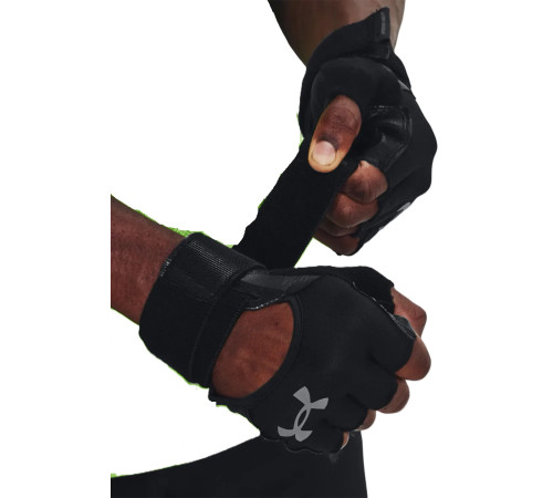 Рукавички Under Armour для тренінгу M's Weightlifting Gloves розмір S/M, чорні