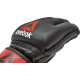Рукавички для тренінгу ММА Reebok Gloves Leather розмір XL, чорно-червоні