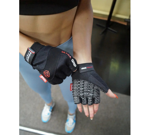 Рукавички для фітнесу Power System PS-2400 Ultra Grip L, чорні
