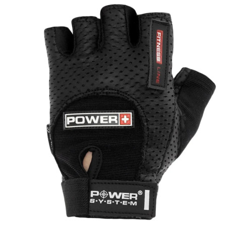 Рукавички для фітнесу Power System PS-2500 Power Plus M, чорні