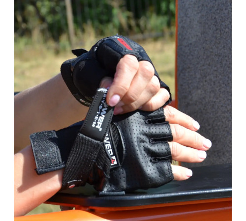 Рукавички для фітнесу Power System PS-2500 Power Plus L, чорні