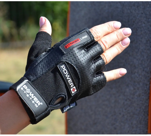 Рукавички для фітнесу Power System PS-2500 Power Plus L, чорні