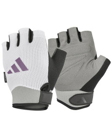 Рукавиці для фітнесу жіночі Adidas ADGB-13255, білі, розмір  L