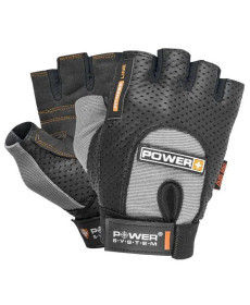 Рукавички для фітнесу Power System PS-2500 Power Plus M, чорно-сірі