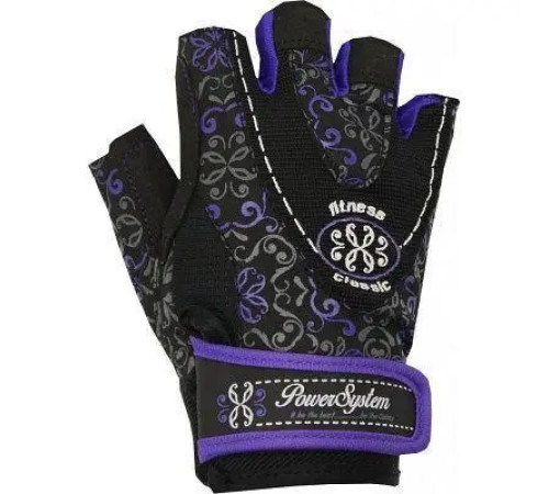 Рукавички для фітнесу жіночі Power System PS-2910 Classy M, фіолетові